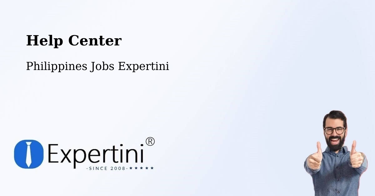 Help Center – Bacon - Philippines Jobs Expertini