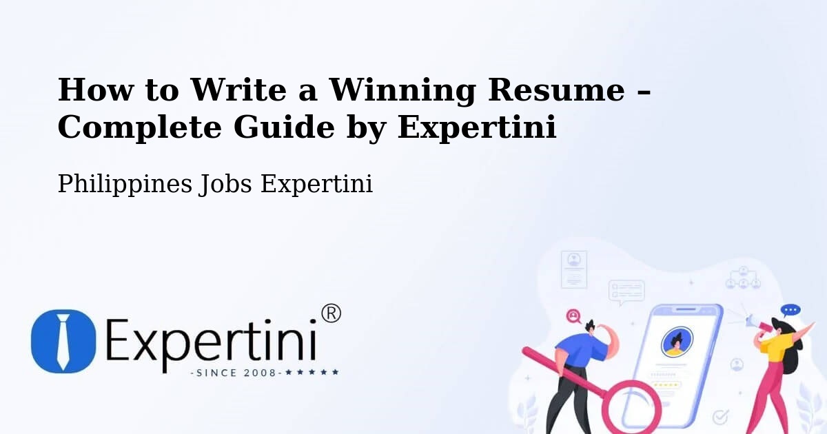 Resume Writing Guide for Job Seekers – Bacon - Bacon, Philippines Jobs Expertini